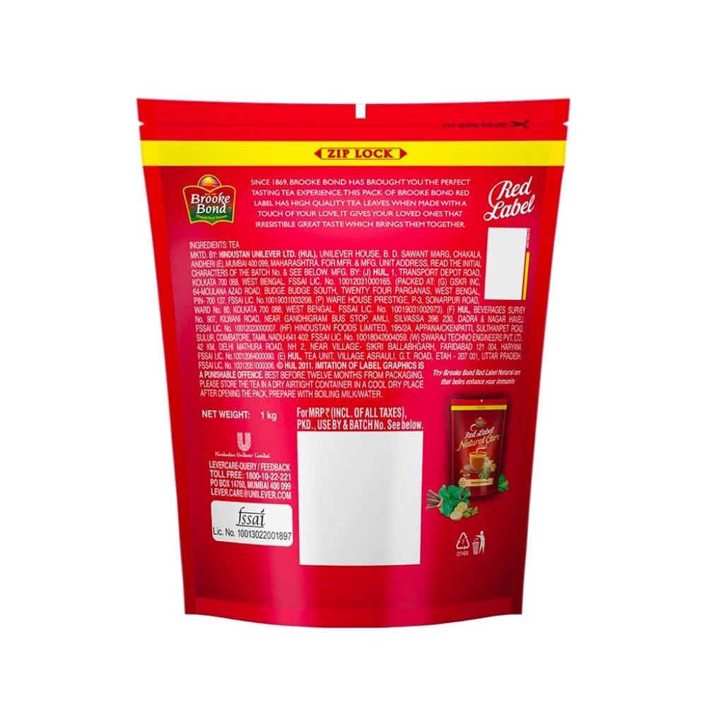 Brooke Bond Red Label Strong Blend Tea : 1 kg