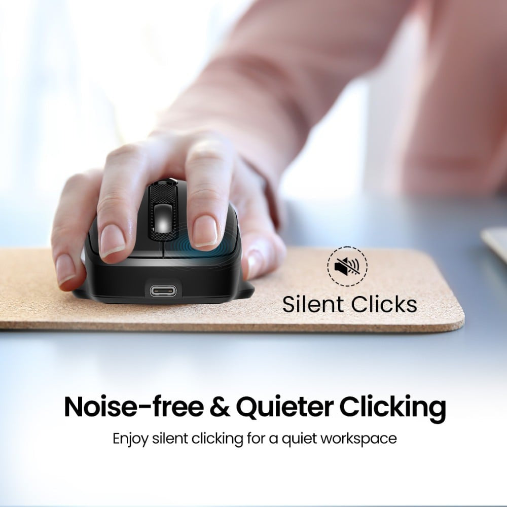 Portronics Toad 7 Rechargeable Wireless Mouse Wireless Mouse (Black) : 1