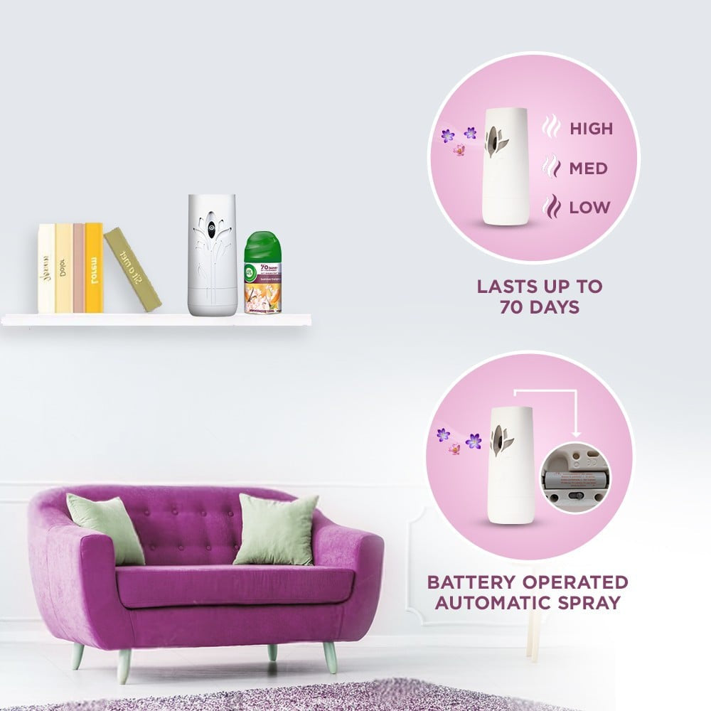 Airwick Airwick Air Freshener Kit (Machine + Summer Delights Refill) + Airwick Freshmatic Air Freshener Refill (Summer Delights) Combo : 250 ml + 250 ml