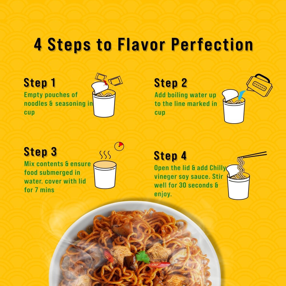 Wow! Veg Manchurian Cup Noodles : 90 g