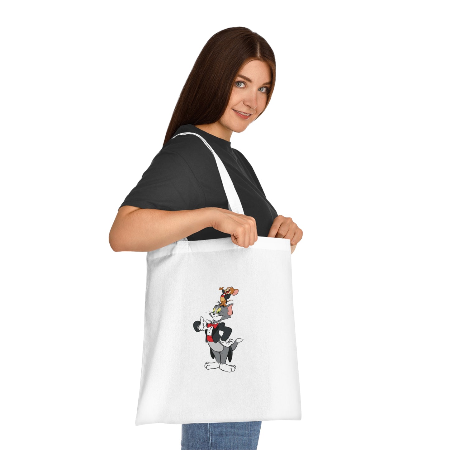 Tom and Jerry - Let's Party: Printed Canvas Tote Bag