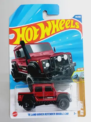 ’15 Land Rover Defender Double Cab (Red) – Hot Wheels 2025 by Mattel