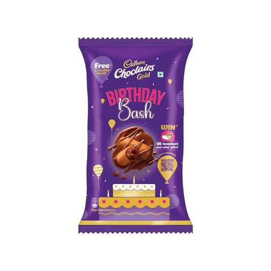 Cadbury Choclairs Gold Candy : 546 g (105 x 5.2 g)