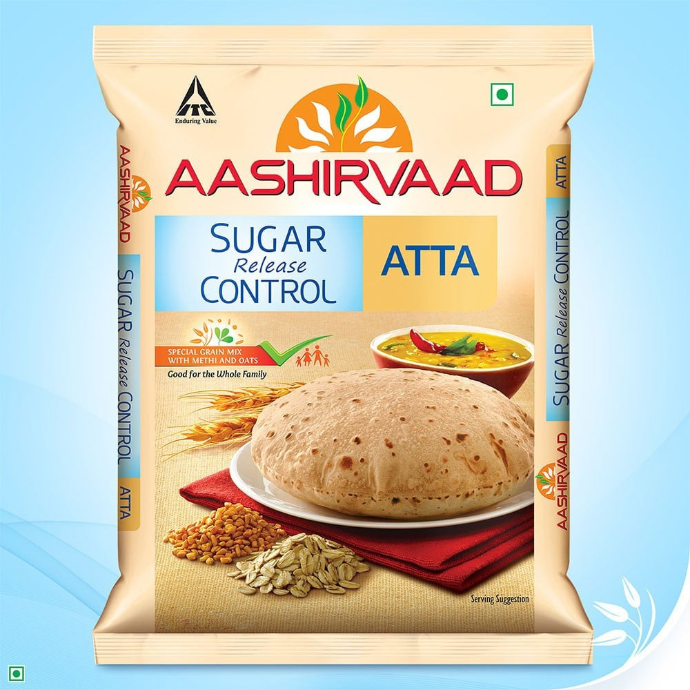 Aashirvaad Sugar Release Control Atta : 5 kg