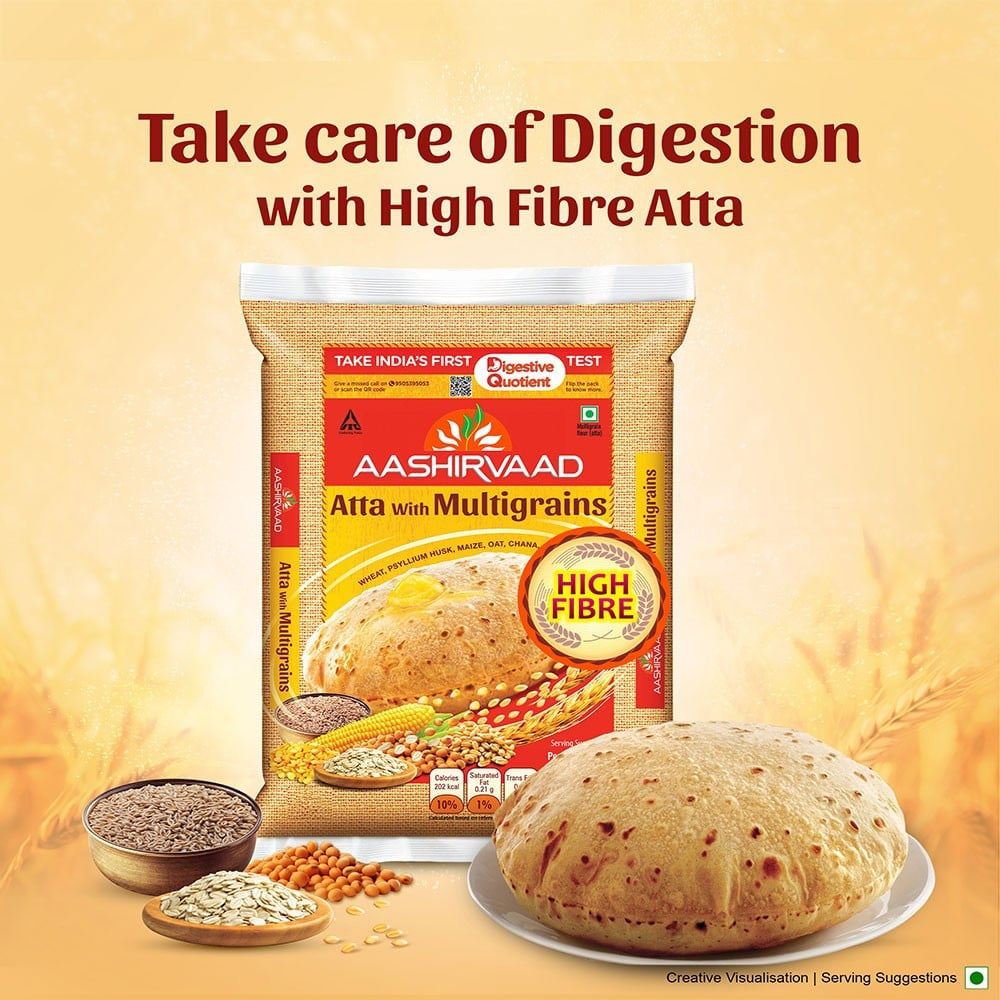 Aashirvaad Multigrain Atta : 5 kg
