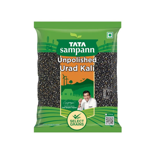 Tata Sampann Unpolished Kali Urad (Sabut) : 1 kg