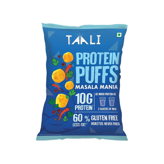 Taali Masala Mania Protein Puffs : 60 g