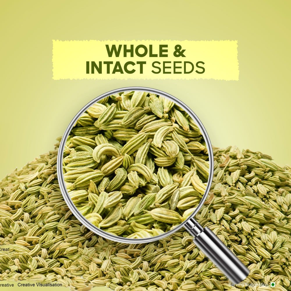 Aashirvaad Pure Whole Saunf Seeds : 100 g