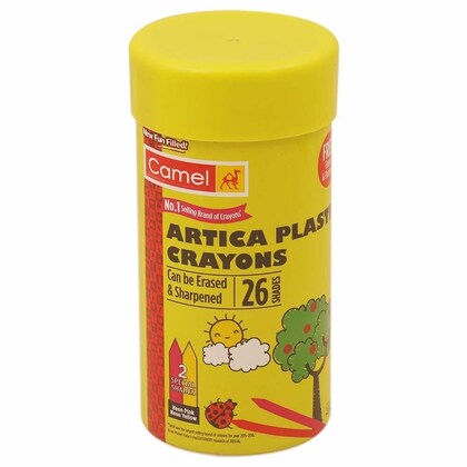 Camel Artica Plastic Crayons - 26 Shades