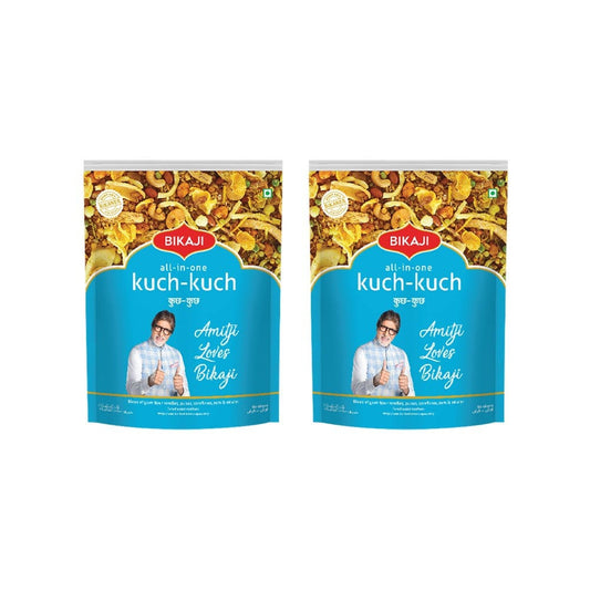 Bikaji All in One Kuch Kuch Mixture Namkeen - Pack of 2 : 2 x 400 g