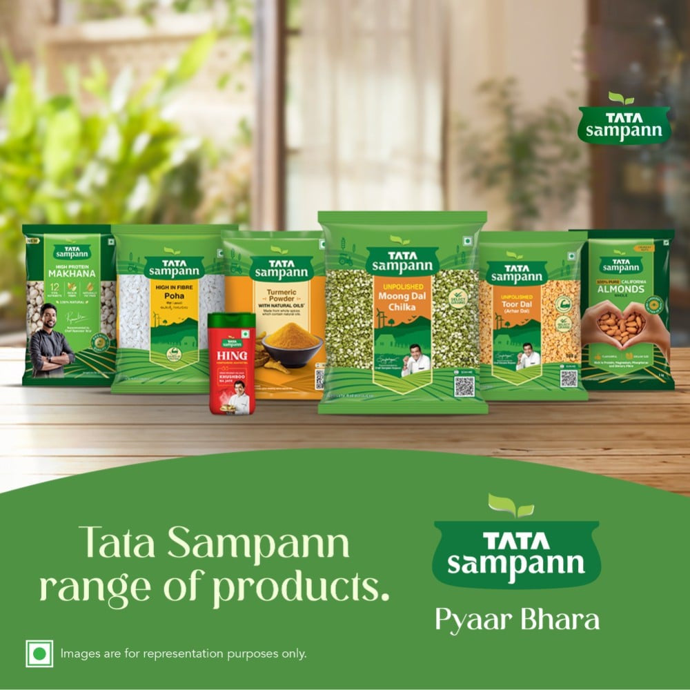 Tata Sampann Unpolished Green Moong Dal (Chilka) : 500 g