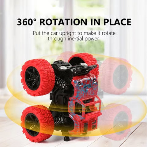 Toyshine Friction Powered Rock Crawler Mini Toy Vehicle – Red