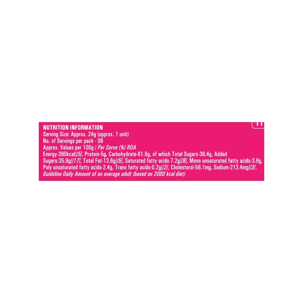 Britannia Layerz Strawberry Cheese Layered Cake : 144 g (6 x 24 g)