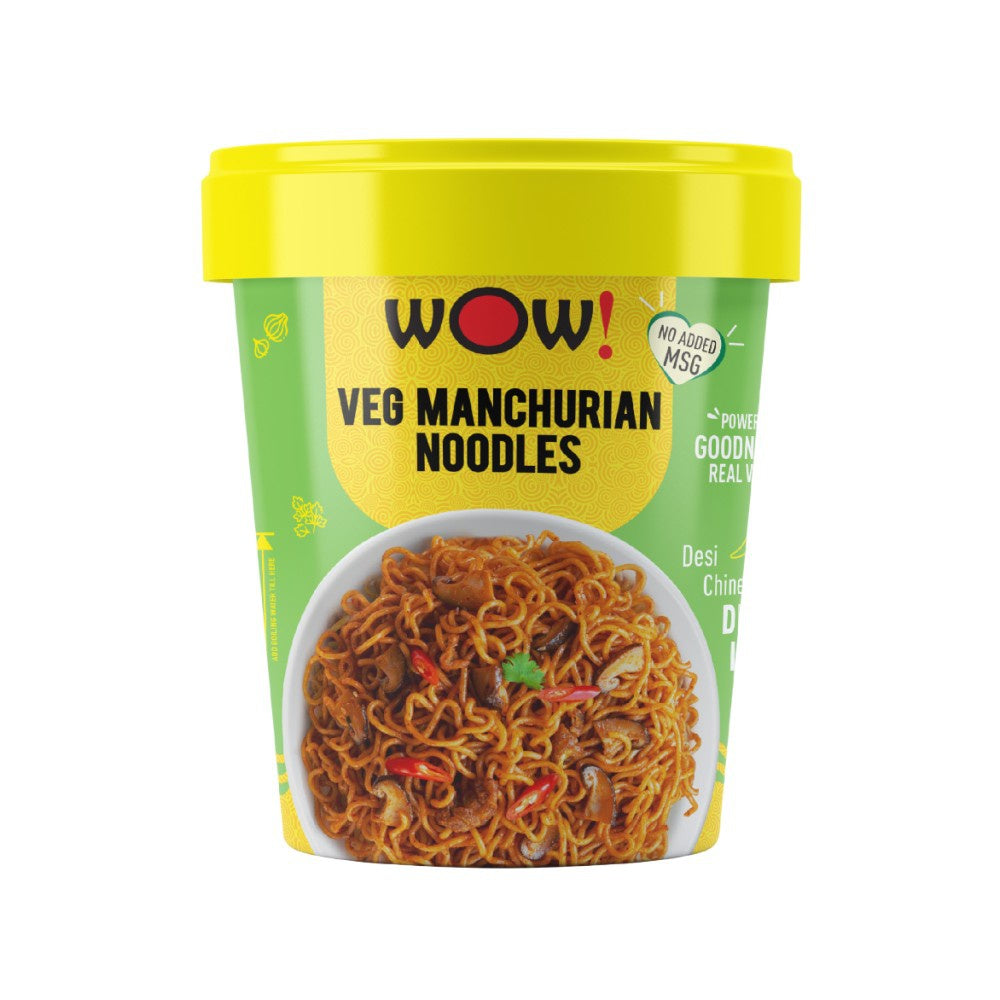 Wow! Veg Manchurian Cup Noodles - Pack of 2 : 2 x 90 g