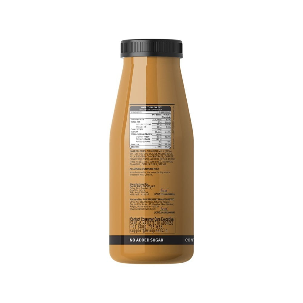 Raw Pressery Cold Coffee Protein Milkshake : 200 ml