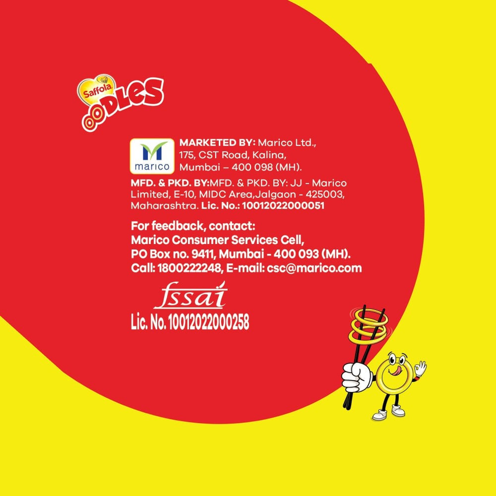 Saffola Oodles Instant Noodles, No Maida : 212 g