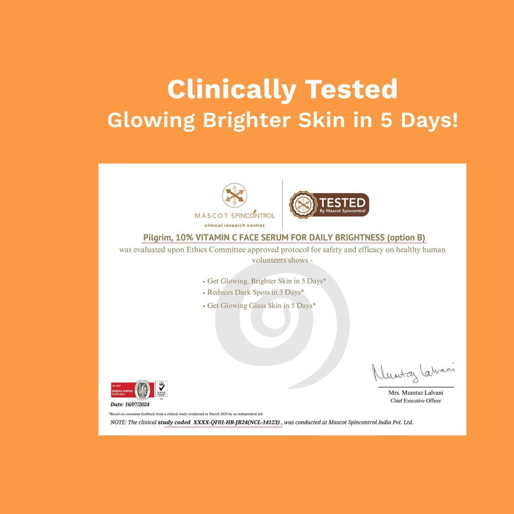 Pilgrim 10% Vitamin C Face Serum : 30 ml