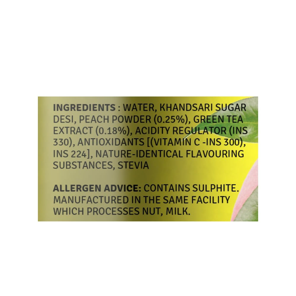 Raw Pressery Iced Green Tea (Peach) - Pack of 3 : 3 x 250 ml