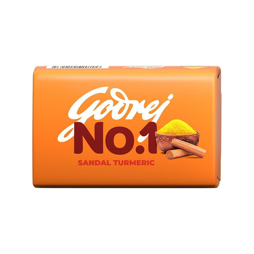 Godrej No.1 Sandal & Turmeric Soap 4 x 150 g - Buy 3 Get 1 Free : 4 x 150 g