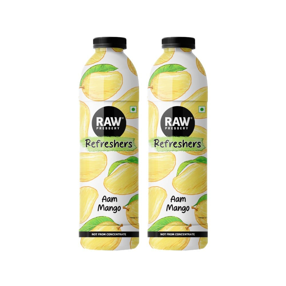 Raw Pressery Refreshers Aam Mango Juice - Pack of 2 : 2 x 750 ml