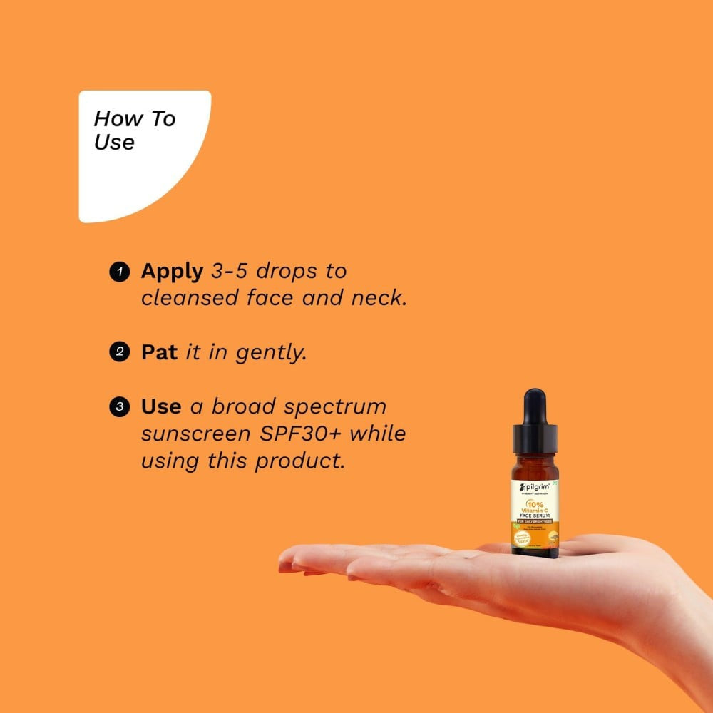 Pilgrim 10% Vitamin C Face Serum : 10 ml