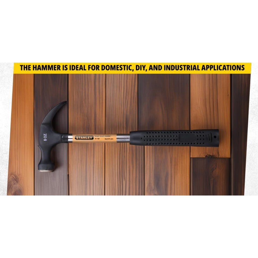 STANLEY Claw Hammer with Steel Shaft : 1 unit