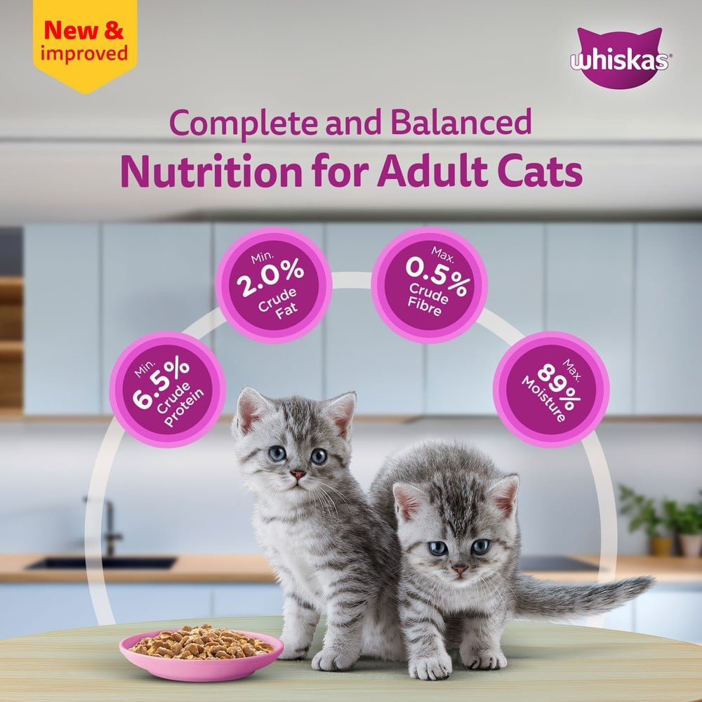 Whiskas Kitten Wet Wet Kitten Food -Chicken in Gravy (2-12 Months) - Pack of 3 : 3 x 80 g