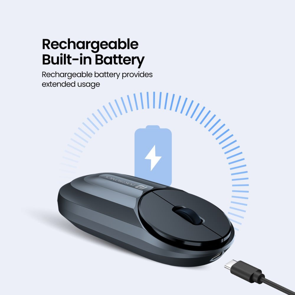 Portronics Wireless Mouse (Black) : 1 Unit