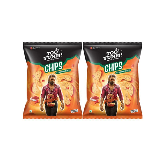 Too Yumm Kashmiri Chilli Potato Chips - Pack of 2 : 2 x 82 g