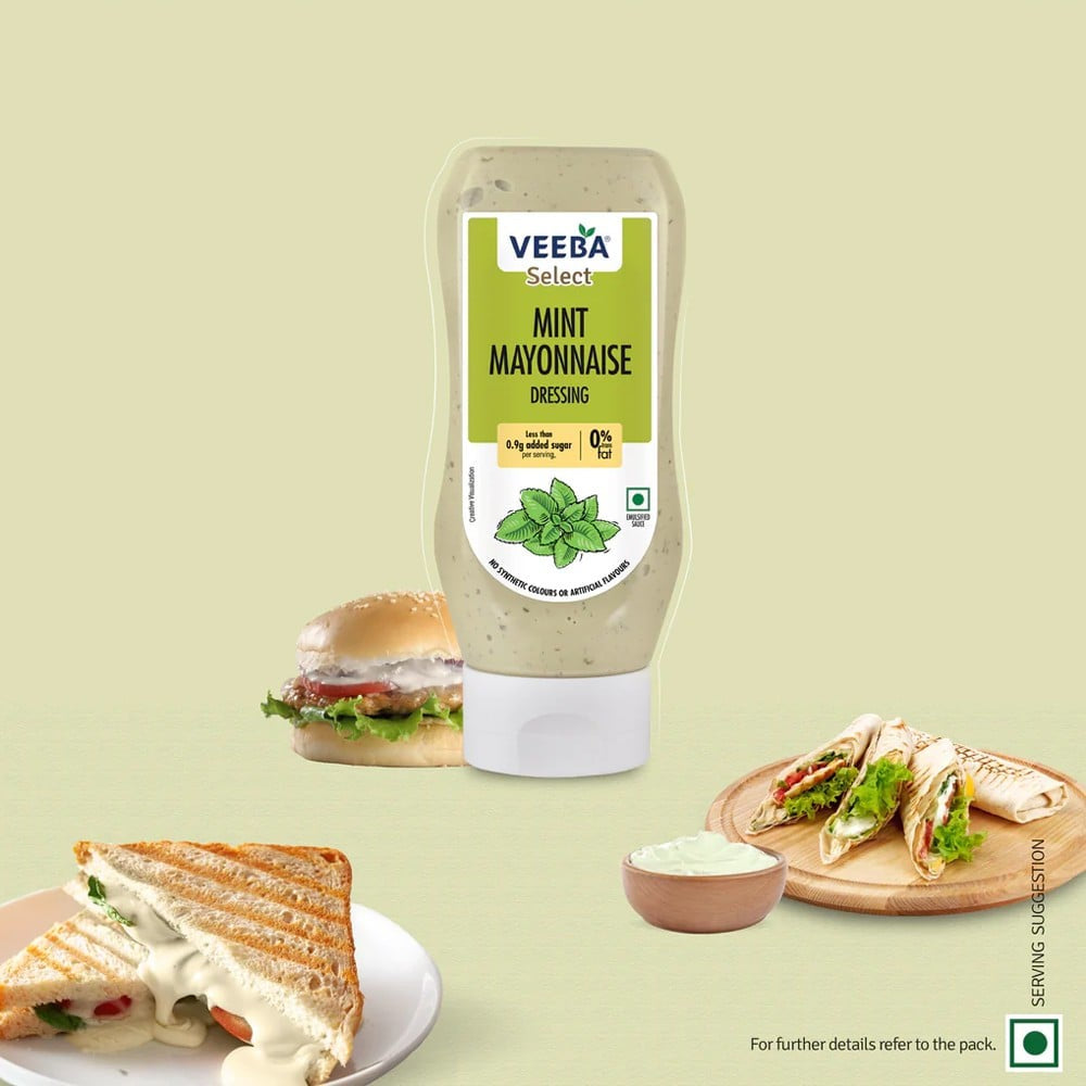 Veeba Mint Flavoured Mayonnaise - Pack of 2 : 2 x 300 g