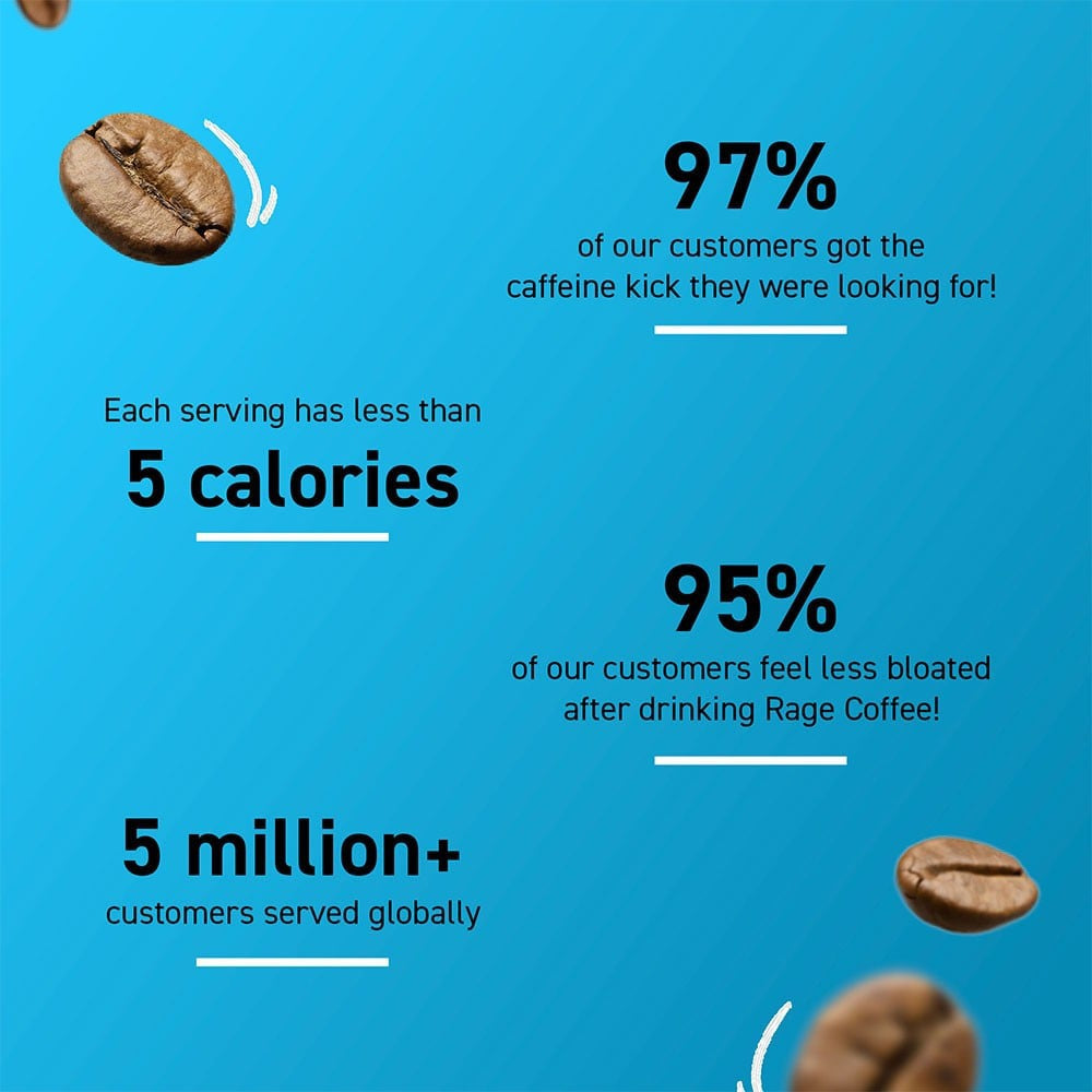 Rage Coffee Creme Caramel Instant Flavoured Coffee : 100 g