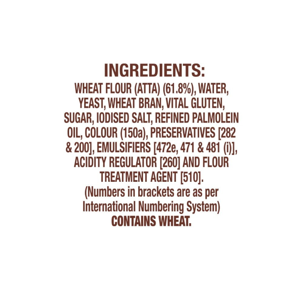 Britannia 100% Whole Wheat Bread (No Maida) : 400 g