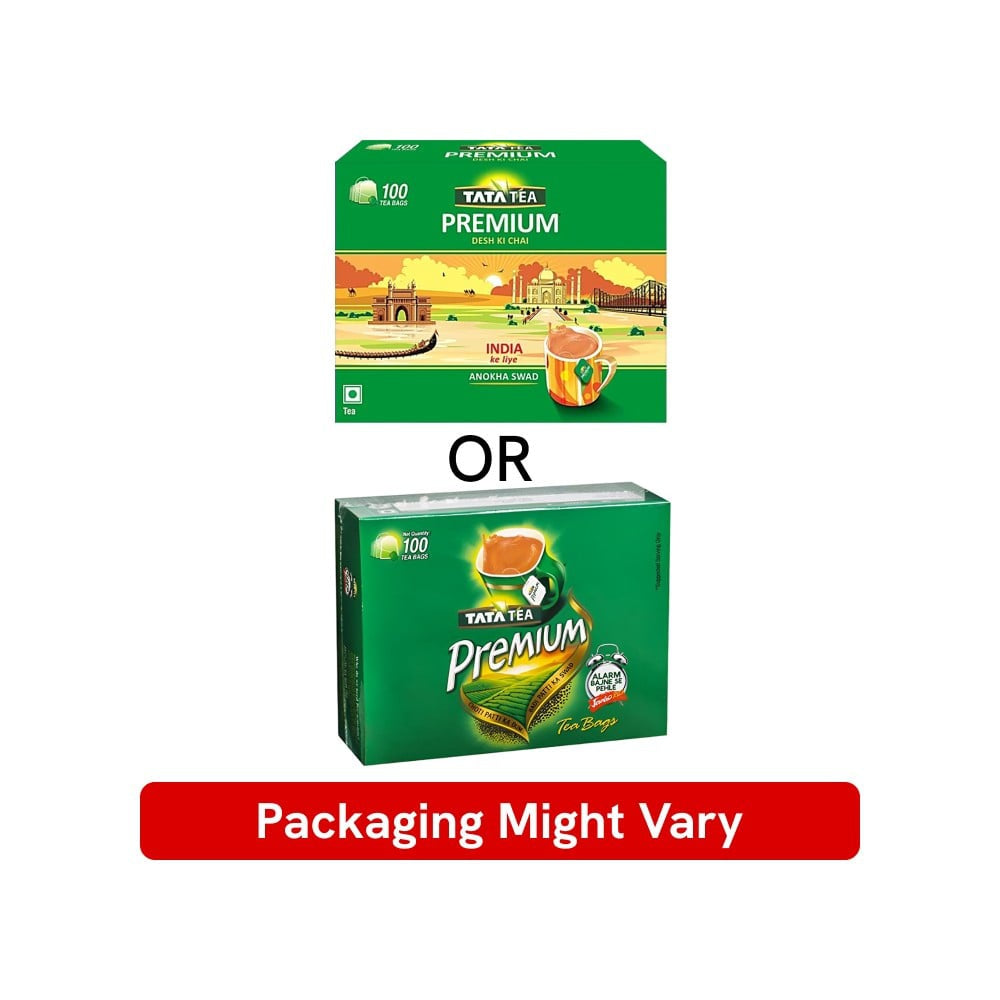 Tata Tea Premium Tea Bags : 1 pack (100 bags)