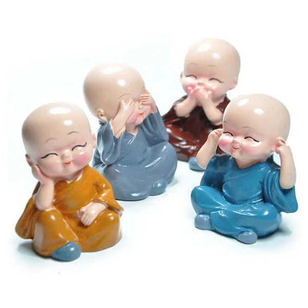 Baby Buddha 4-Piece Showpiece Set