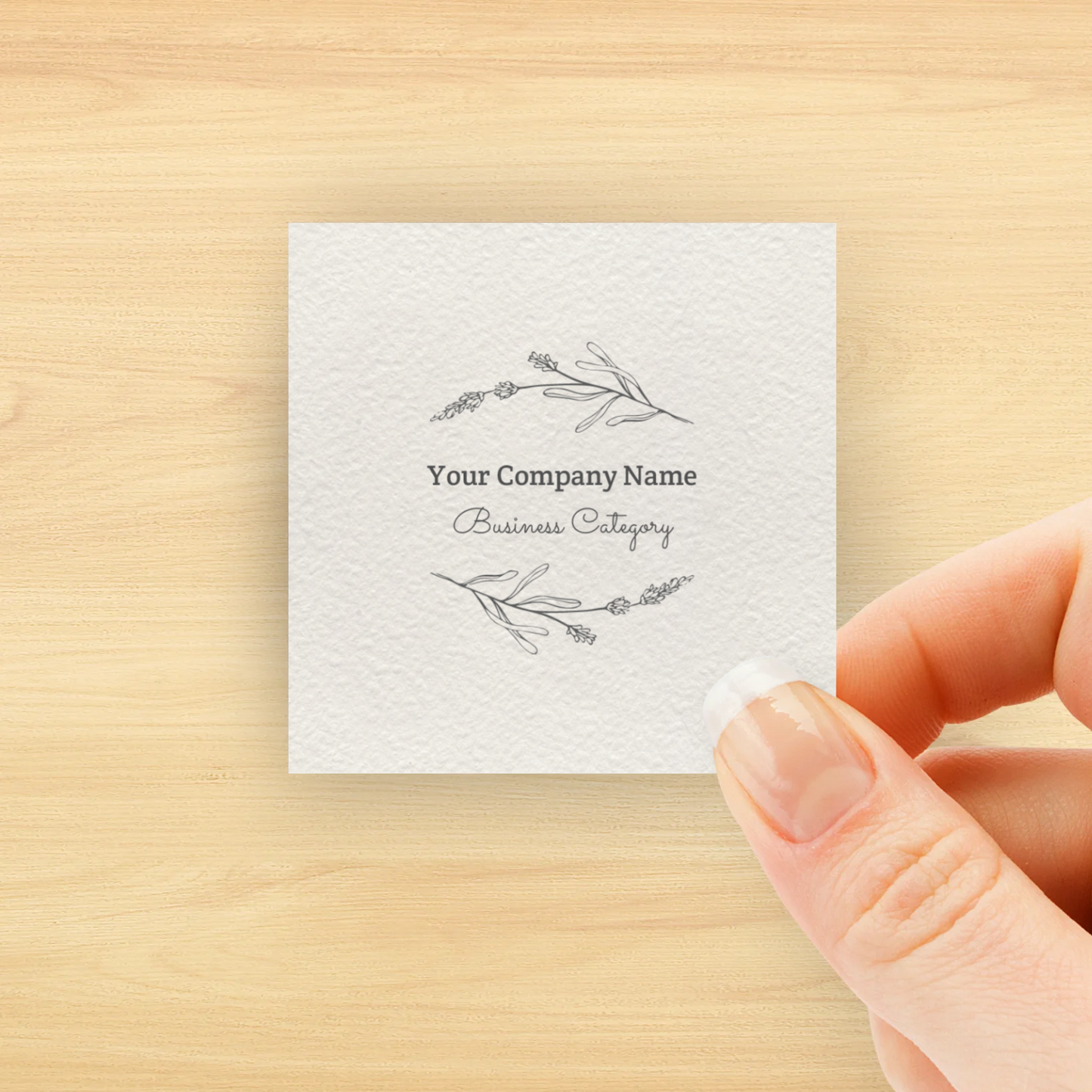 Square Visiting Cards