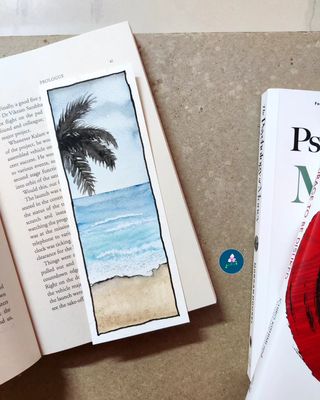 Handmade Bookmark | Beach - Calm Weather Theme