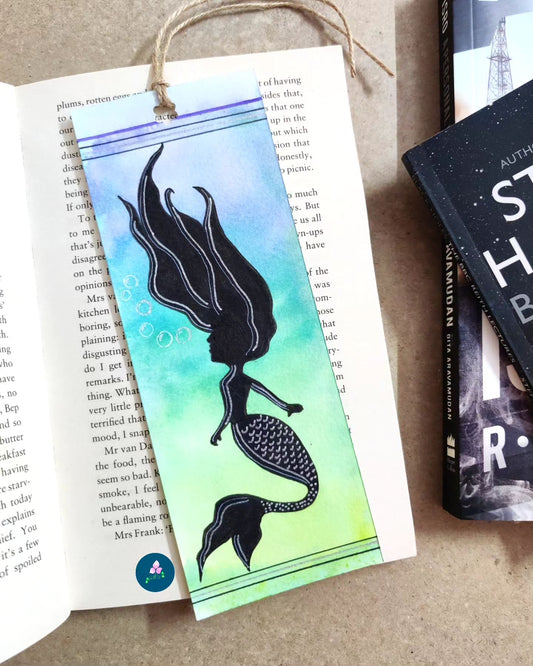 Handmade Bookmark | Colourful - Mermaid Theme