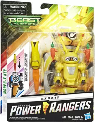 Power Rangers Beast Morphers Jack Beastbot - Yellow