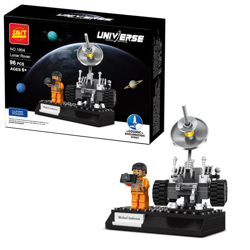 Aerospace Lunar Rover Toy Building Blocks Kit (96 Pcs)