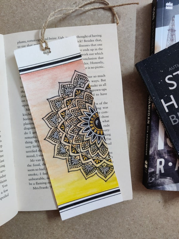 Handmade Bookmark | Colourful - Mandala Theme