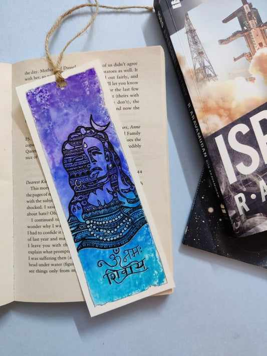 Handmade Bookmark | Colourful - Har Har Mahadev Theme