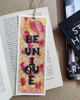 Handmade Bookmark | Floral - Be Unique Theme