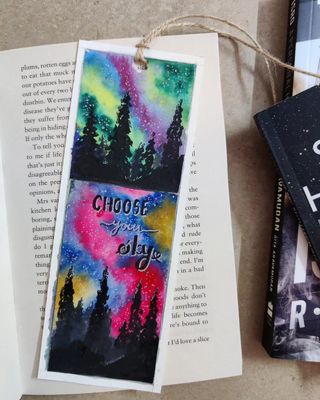 Handmade Bookmark | Starry night- choose your sky Theme