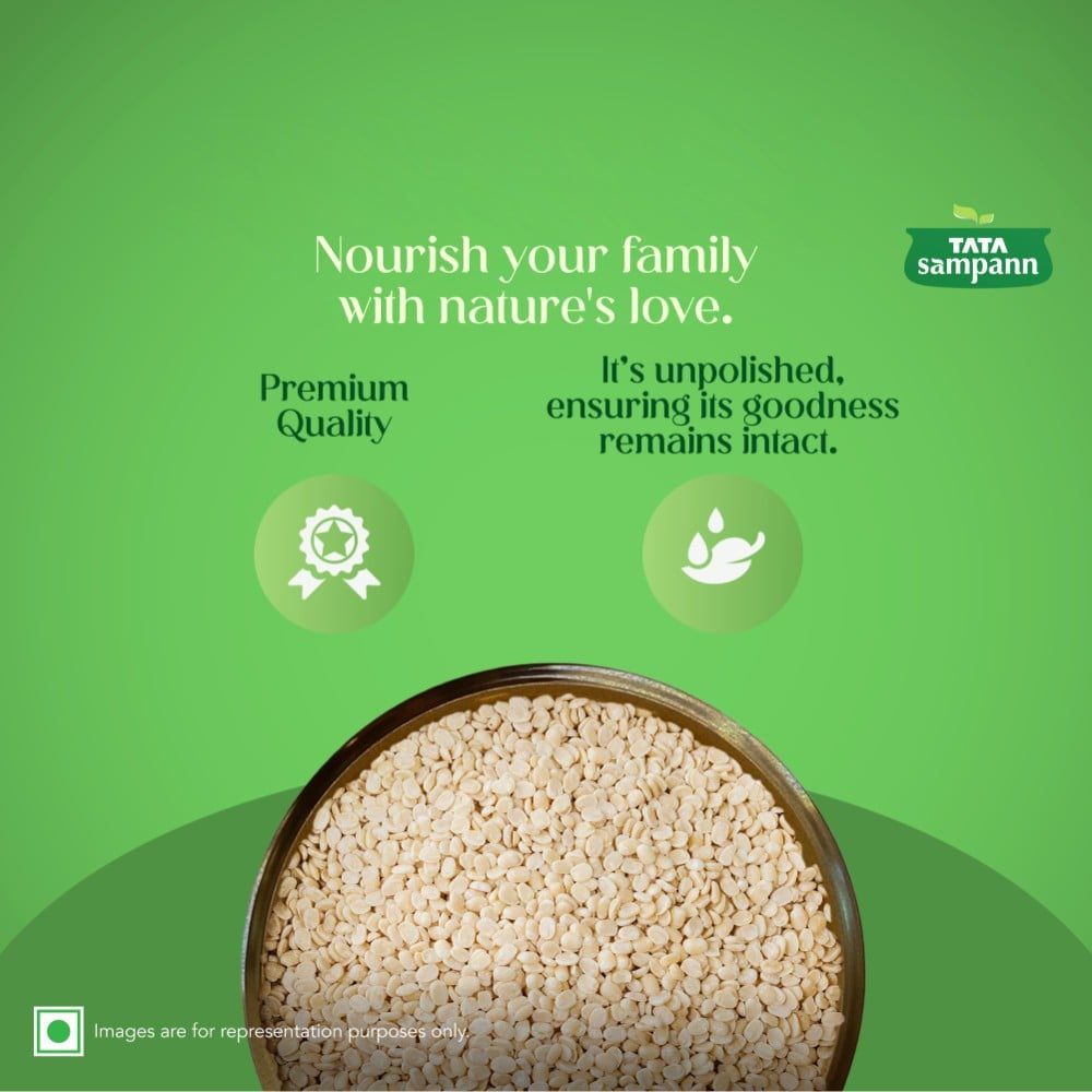 Tata Sampann Unpolished Split Urad Dal (Dhuli) : 500 g
