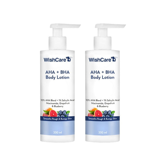 Wishcare AHA + BHA Body Lotion - Pack of 2 : 2 x 200 ml