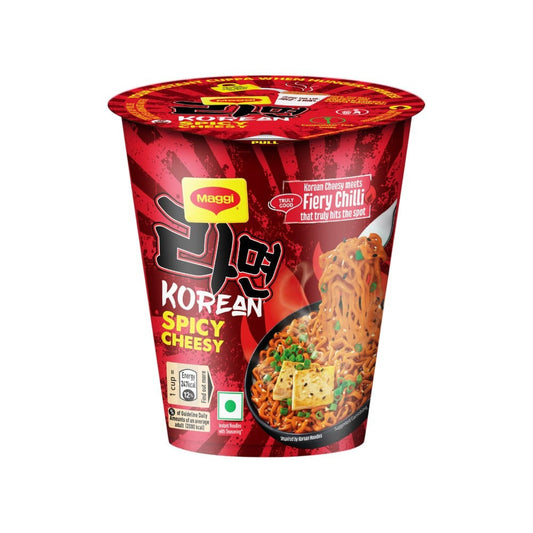 Maggi Korean Spicy Cheesy Cup Noodles : 71.5 g