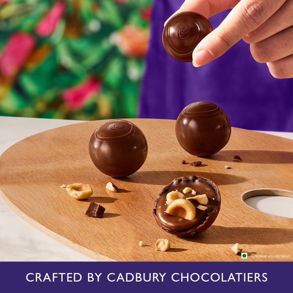 Cadbury Studio Chocolat A L'Orange Signature Pralines Chocolate Gift Pack : 130 g (10 x 13 g)