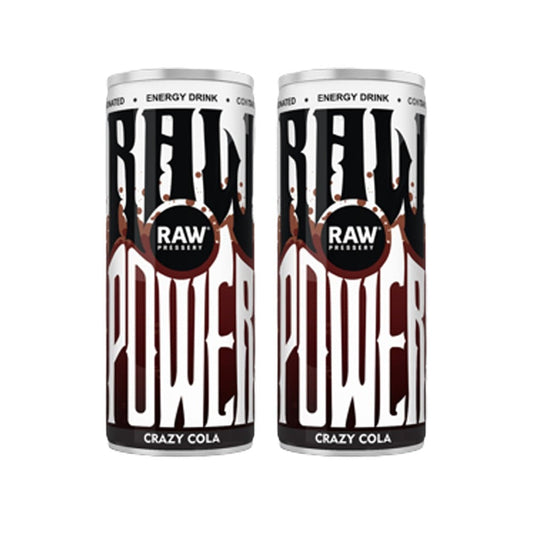 Raw Pressery Crazy Cola Energy Drink - Pack of 2 : 2 x 250 ml