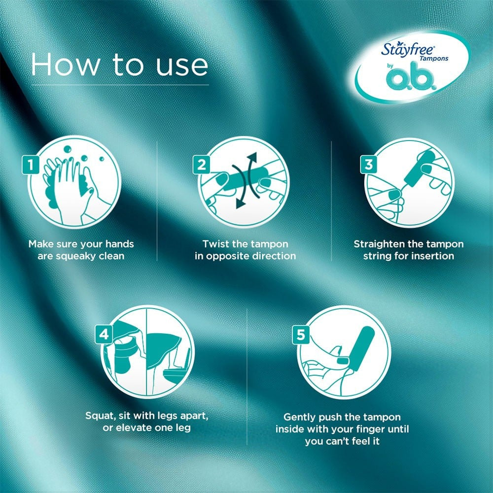 Stayfree Pro Comfort Tampons (by OB) : 20 pieces