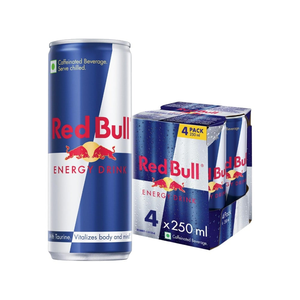 Red Bull Energy Drink (4 x 250 ml) : 4x250 ml